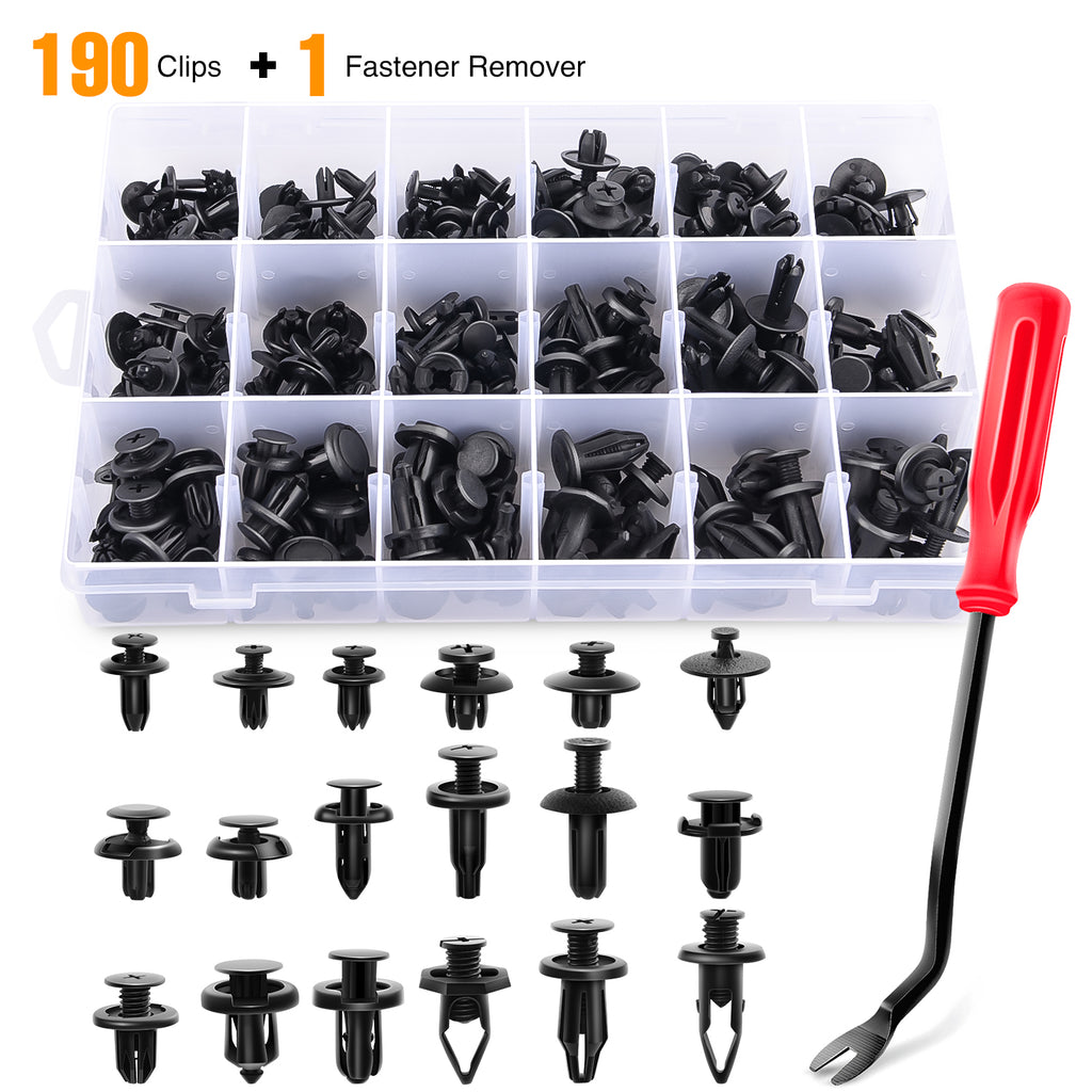 190 Pcs Car Retainer Retaining Clips For Toyota, Honda, Nissan, Mazda ...