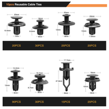 635 Pcs Car Push Retainer Retaining Clips For Toyota GM Ford Honda Acura Chrysler