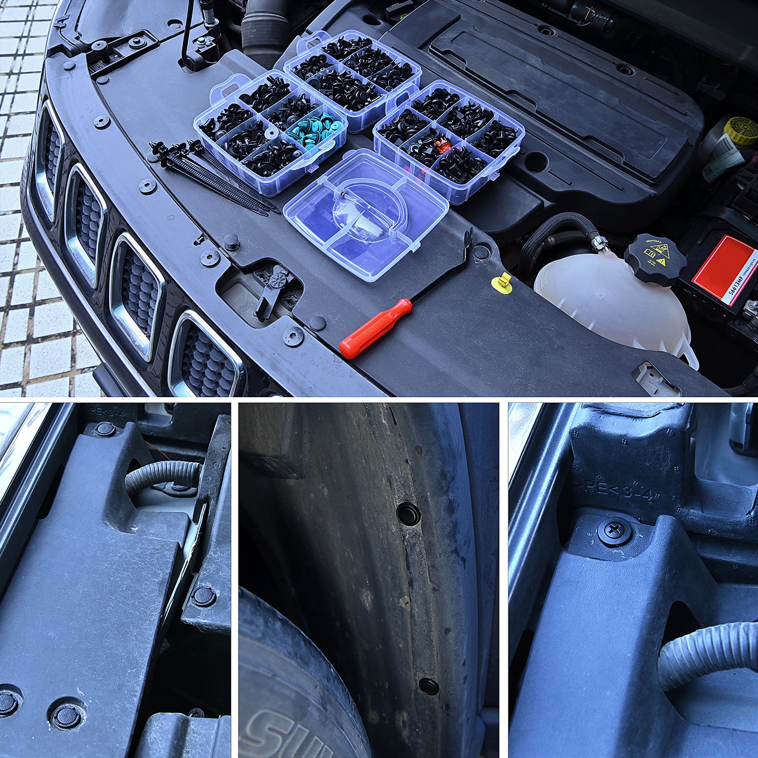 680 Pcs Car Push Retainer Retaining Clips For Toyota GM Ford Honda Chevy