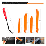 380 Pcs Car Automotive Push Pin Rivet with Fastener Remover Trim Clips