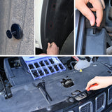 380 Pcs Car Automotive Push Pin Rivet with Fastener Remover Trim Clips